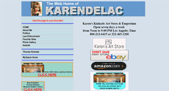 Desktop Screenshot of karendelac.com